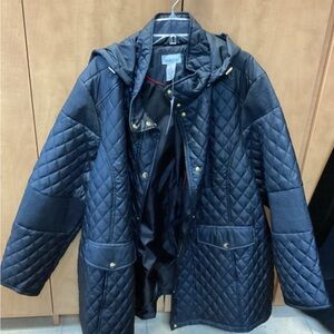 NWT Catherine’s Women’s Coat Size 3x Navy Blue